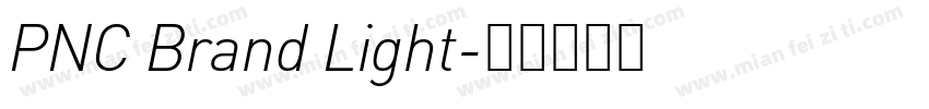 PNC Brand Light字体转换